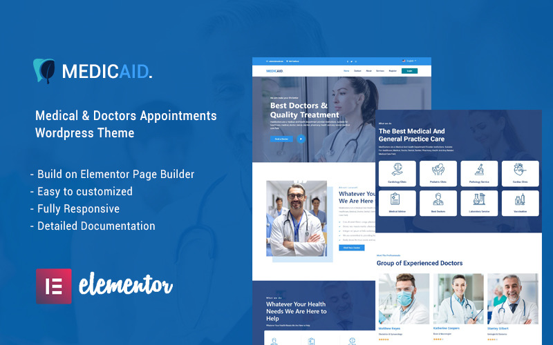 Medicaid - Medical Services WordPress Theme.