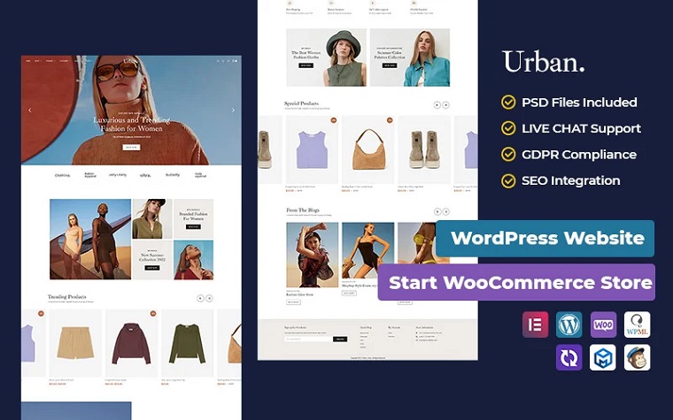 Urban - Lux And Fashion WooCommerce Responsive Theme.