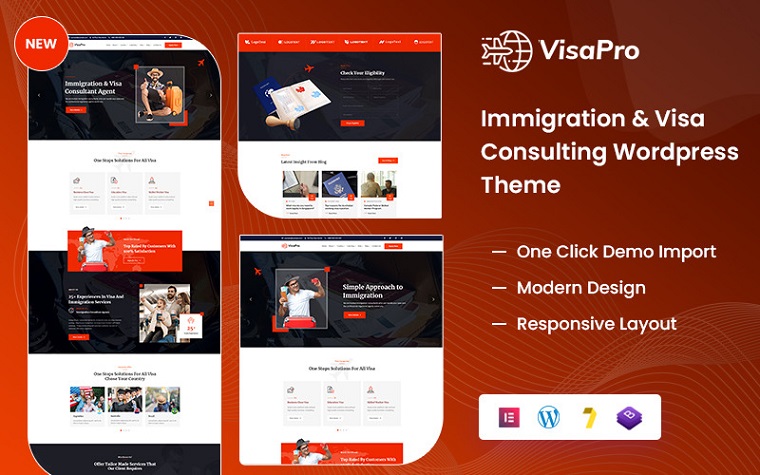 VisaPro - Visa & Immigration WordPress Theme.