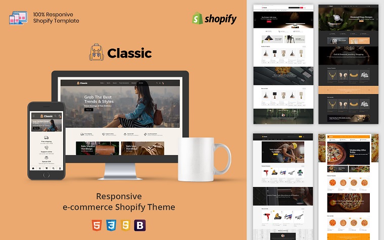 Multipurpose & Attractive Shopify Theme.
