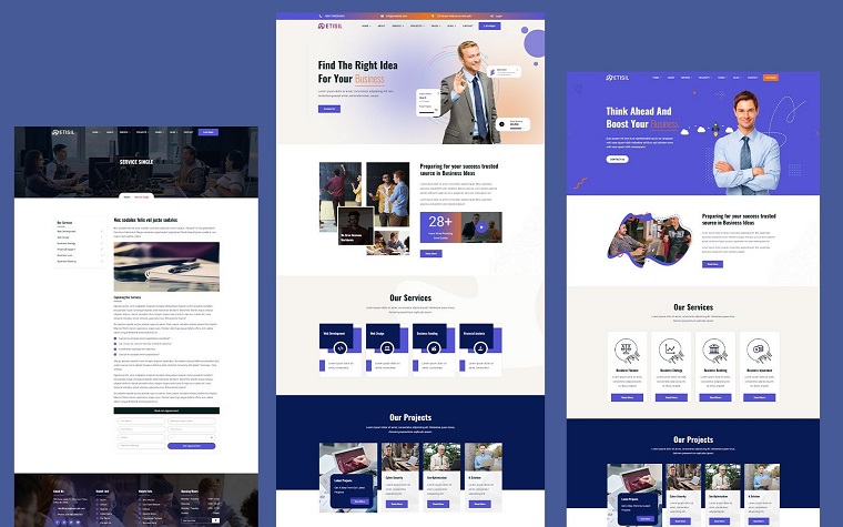 Etisil - Bright & Modern Business HTML Template.