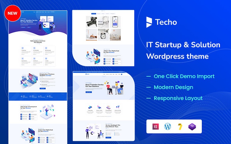 Techo - IT Startup & Business Solution WordPress Theme.