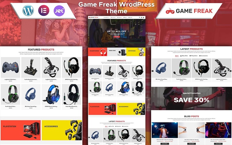 Game Freak - Game Store WooCommerce Theme.