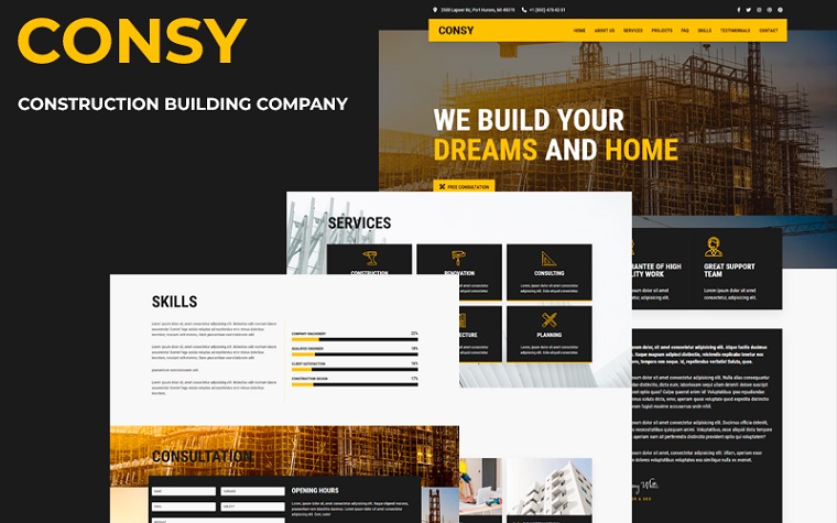 Consy - Construction Building Company.