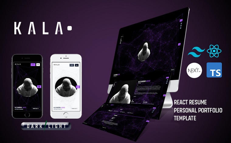 Kala - Personal Portfolio HTML Template.