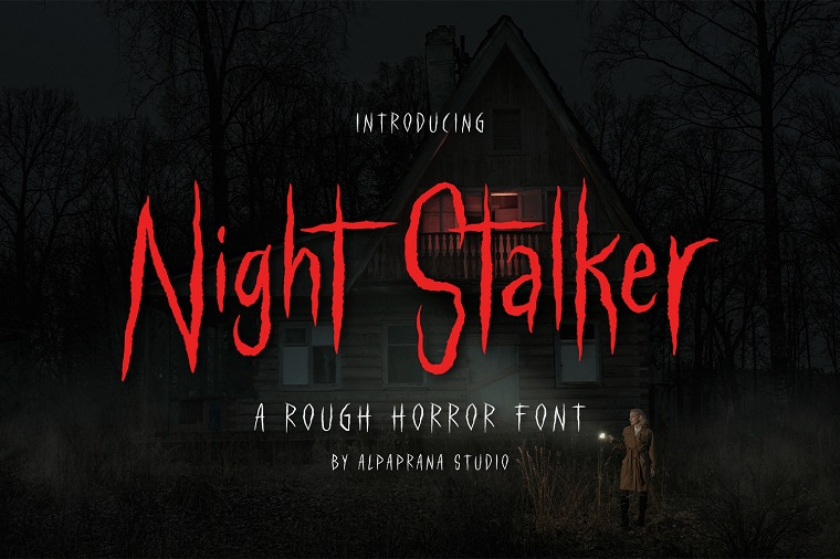 Night Stalker - Rough Font.