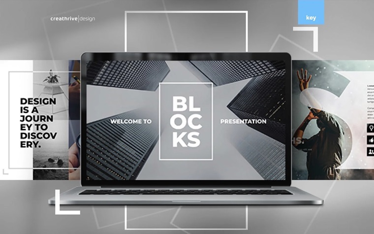 Blocks Keynote Presentation Template.