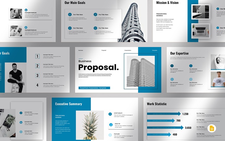 Creative Business Proposal Presentation Template.