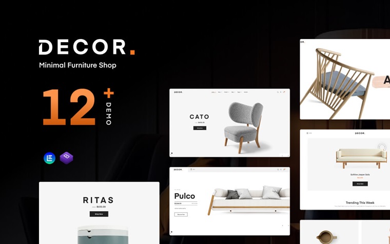 Decor Elementor Prestashop theme.