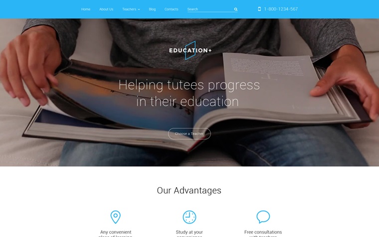 Education Drupal Template.