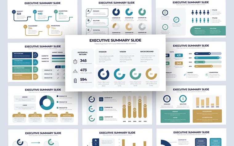 Executive Summary Slides Keynote Template.