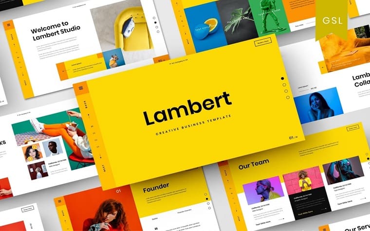 Lambert - Google Slide Template.