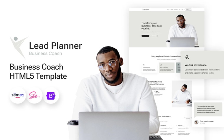 Lead Planner - HTML5 Website Template.