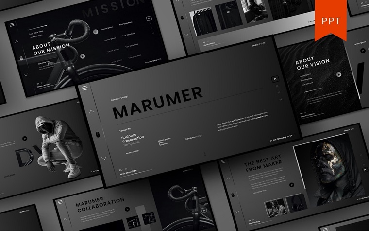 Marumer – Business PowerPoint Template.