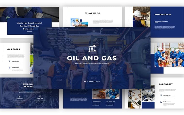 Oil & Gas Keynote Template.