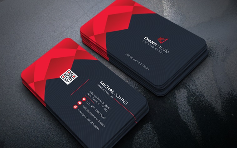 Personal or Office Business Card Template v.171.