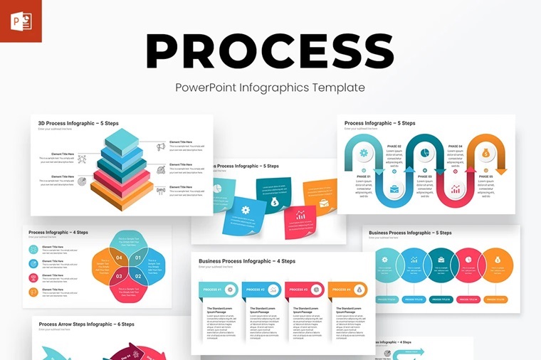 Process Infographics PowerPoint Template.