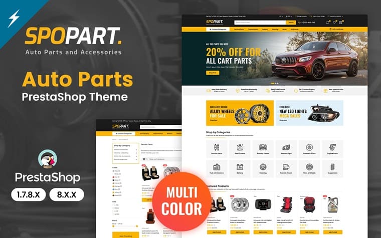 Spopart PrestaShop Theme.