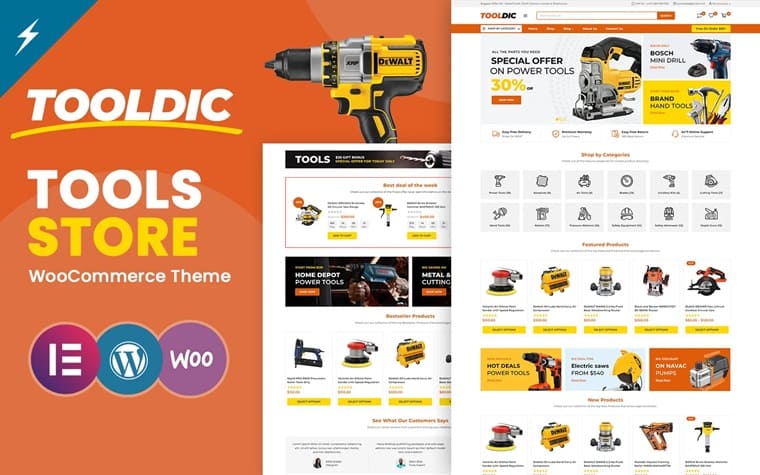 Tooldic - WooCommerce Theme.