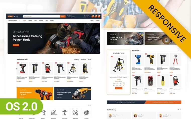 Toolgard - Shopify 2.0 Responsive Theme.