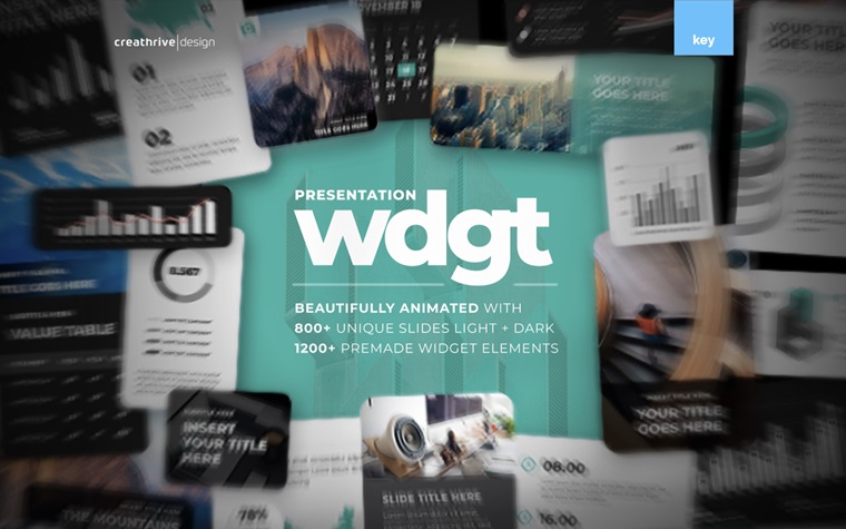 WDGT Animated Keynote Template.