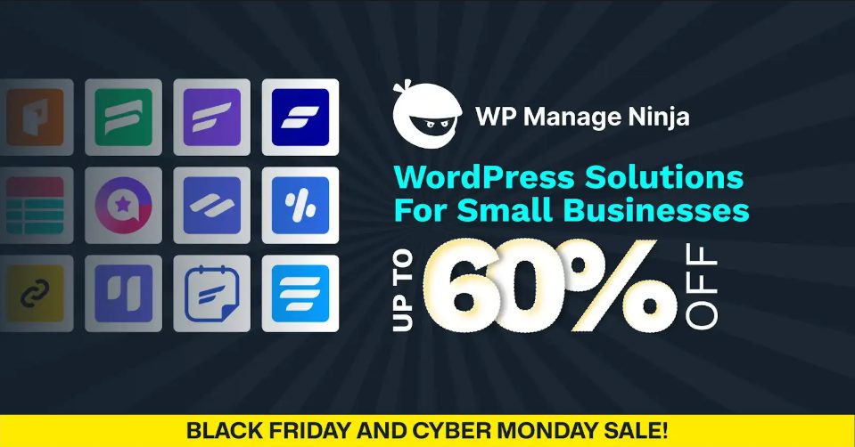 WPManageNinja Black Friday Deal