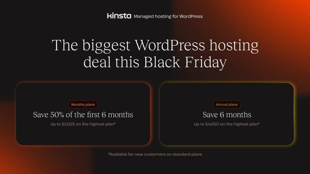 Kinsta Black Friday Offer