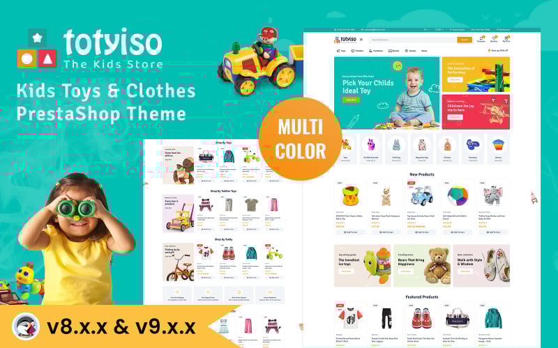 Totyiso - Kids Toys and Clothes Store Prestashop Theme