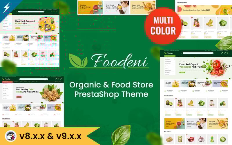 Foodeni - Vegetable, Fruits and Grocery PrestaShop Theme