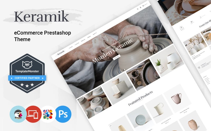 Keramik - Ceramic, Art and Culture Store Prestashop Theme
