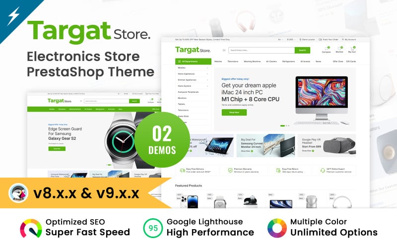 Targat - Electronics and Mega Shop PrestaShop Theme