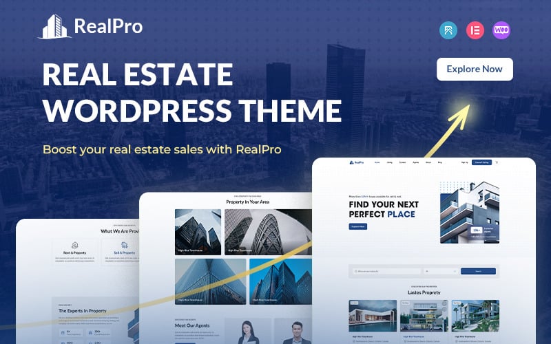 Estate Sale and Rental WordPress Theme (Free) - RealPro