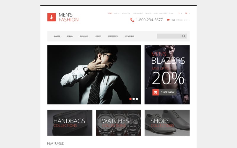 Free Apparel Responsive OpenCart Template