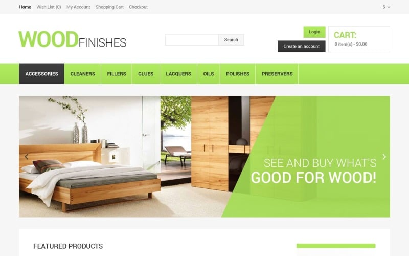 Free Wood Protection OpenCart Theme