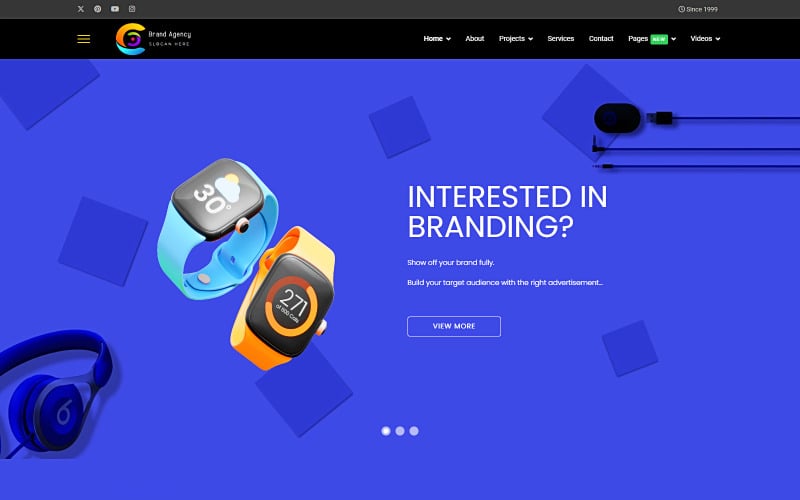 JL Colibric Brand Portfolio and Marketing Creative Agency Joomla 4 Free Template