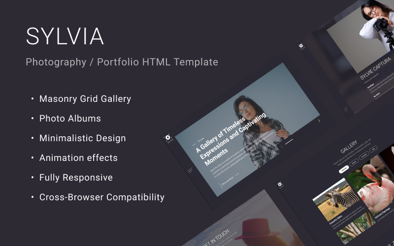 Sylvia - Photographer Template FREE